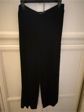 Chicos Women's Black Wide-Leg Pants